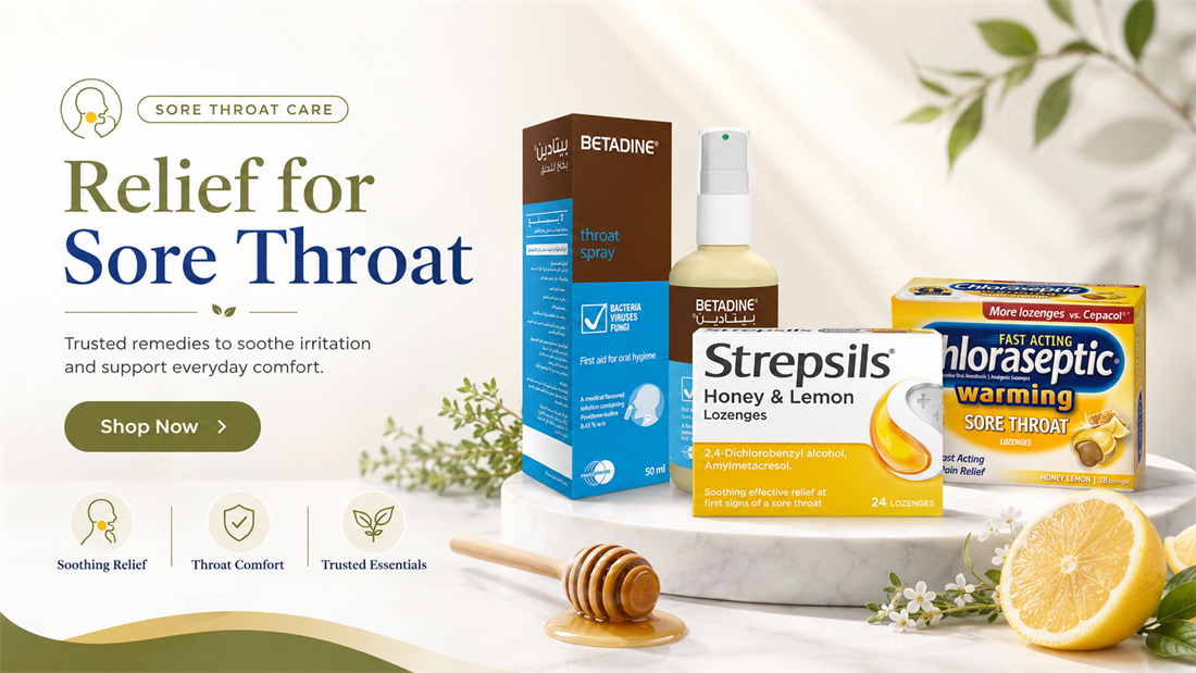 Sore throat relief