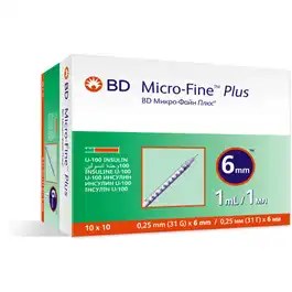 Bd Micro-Fine Plus 1 Ml Syringe