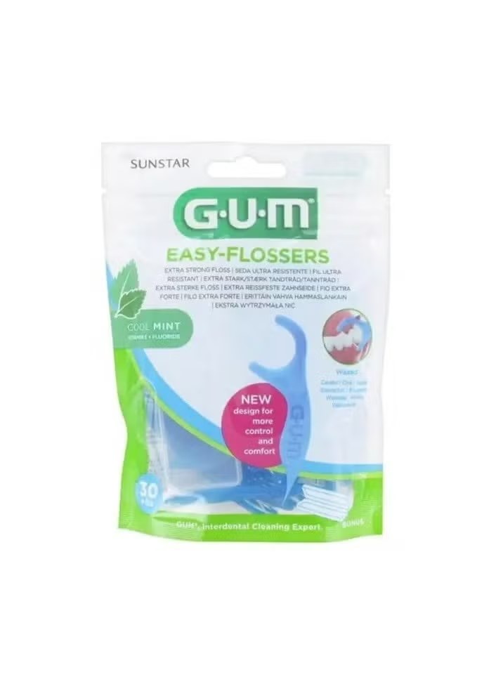 Gum Easy-Flossers 890 Cool Mint (vit E ) 30pcs