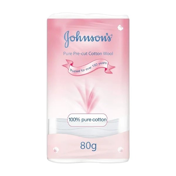 Johnson Cosmetic Cotton Wool 80gm
