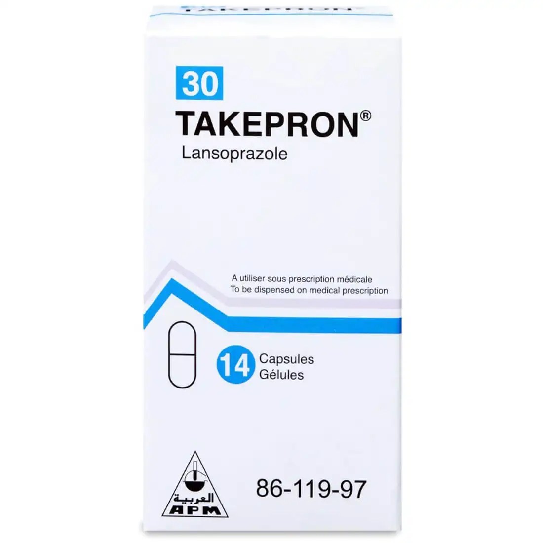 Takepron 30mg Cap 14's