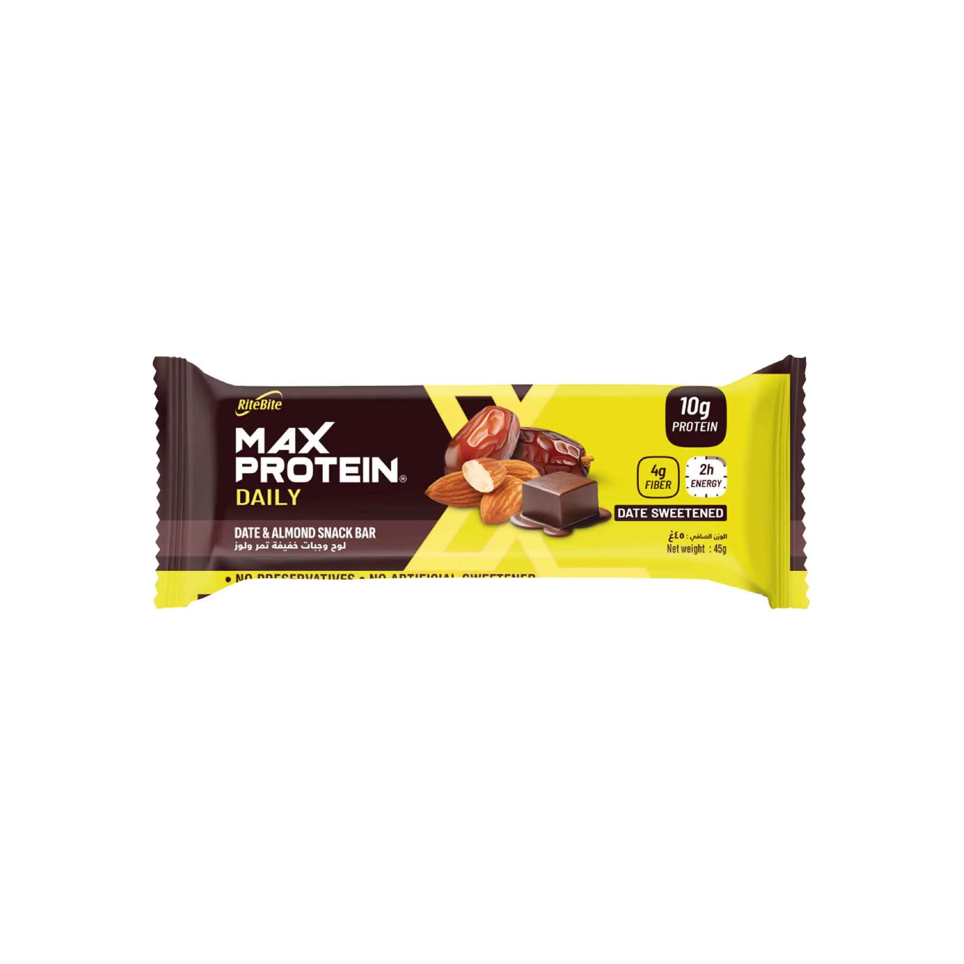 Rb Maxpro Dly Date&almnd Bar 45g