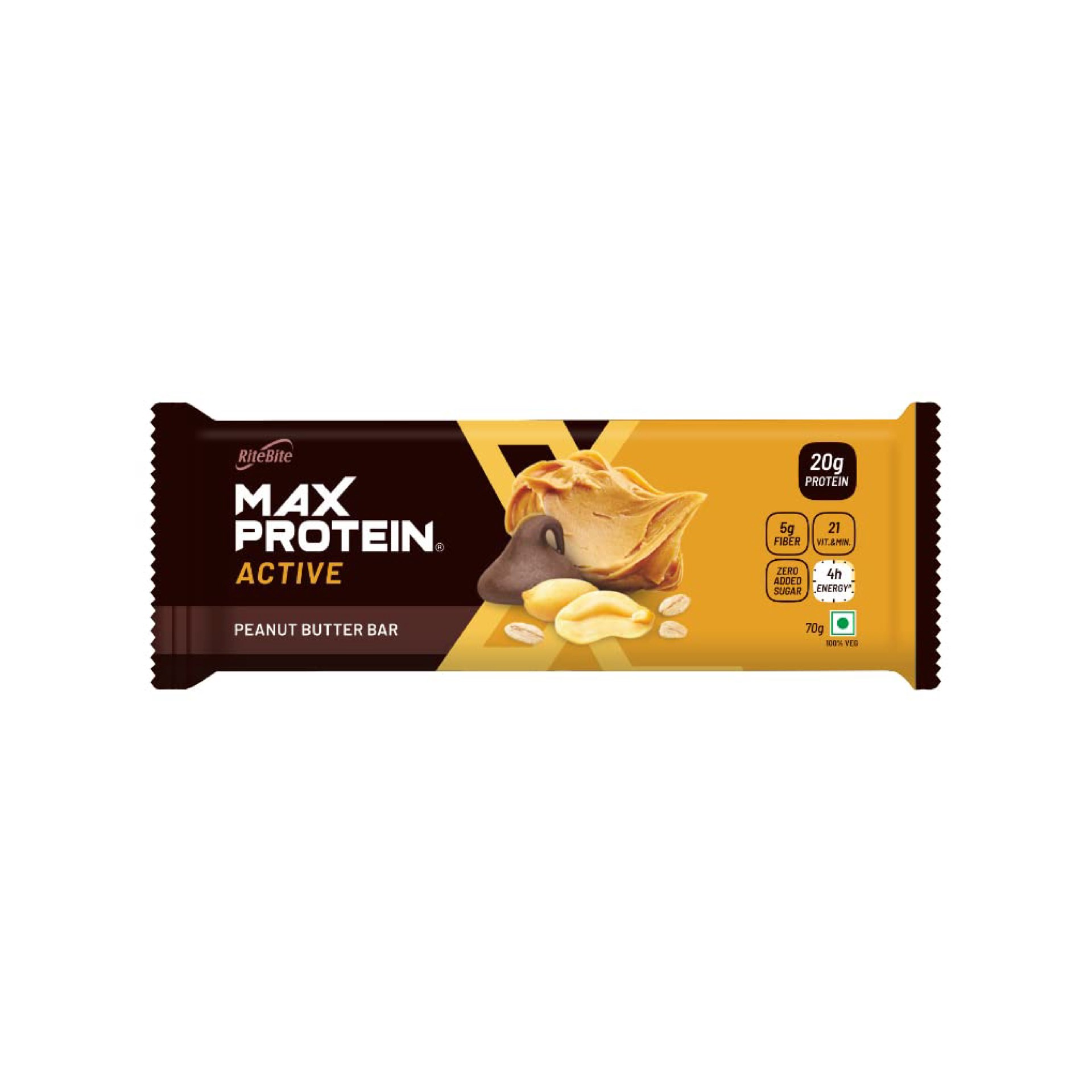 Rb Maxpro Act Peanut-Buttr Bar 70g
