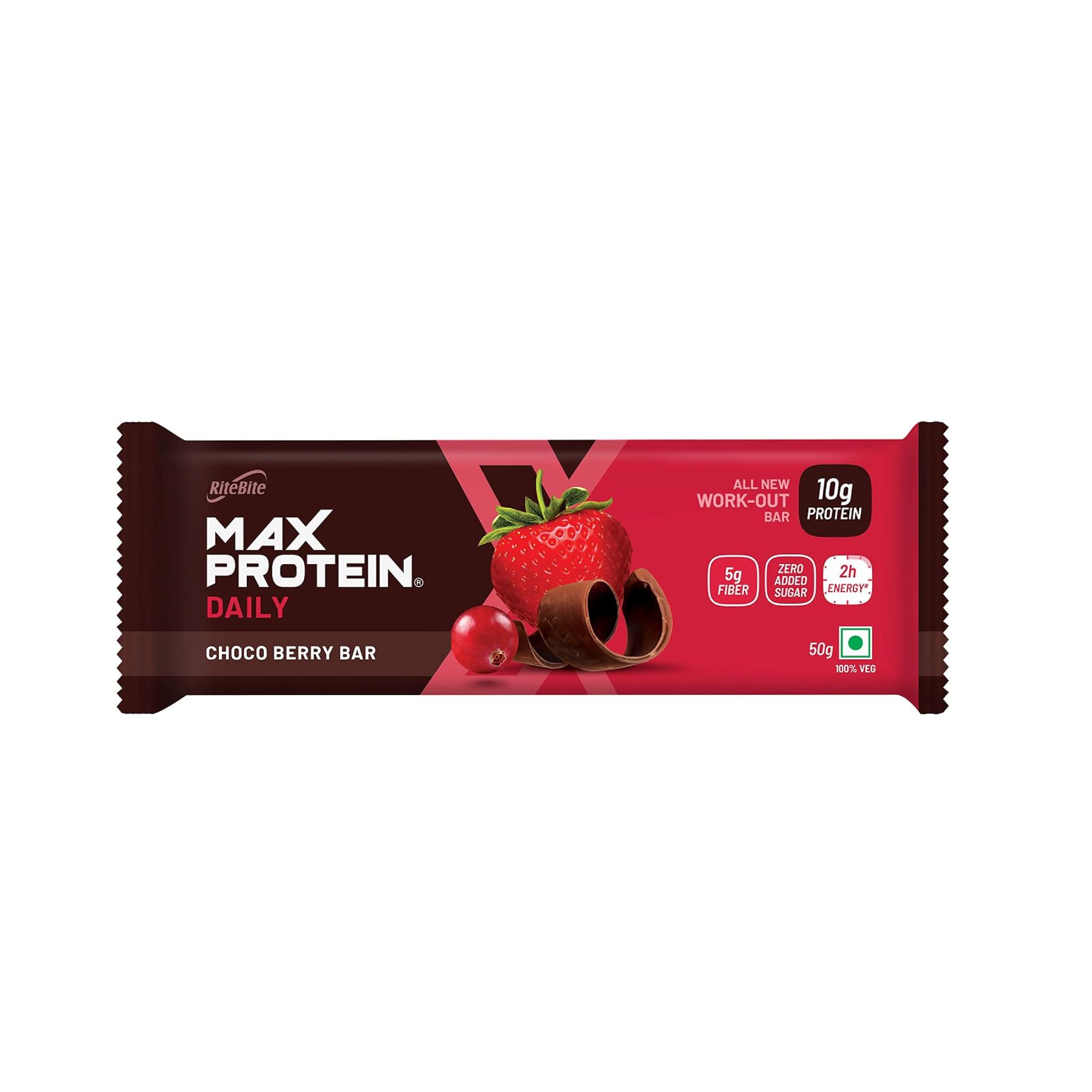 Rb Maxpro Dly Choc-Berry Bar 50g