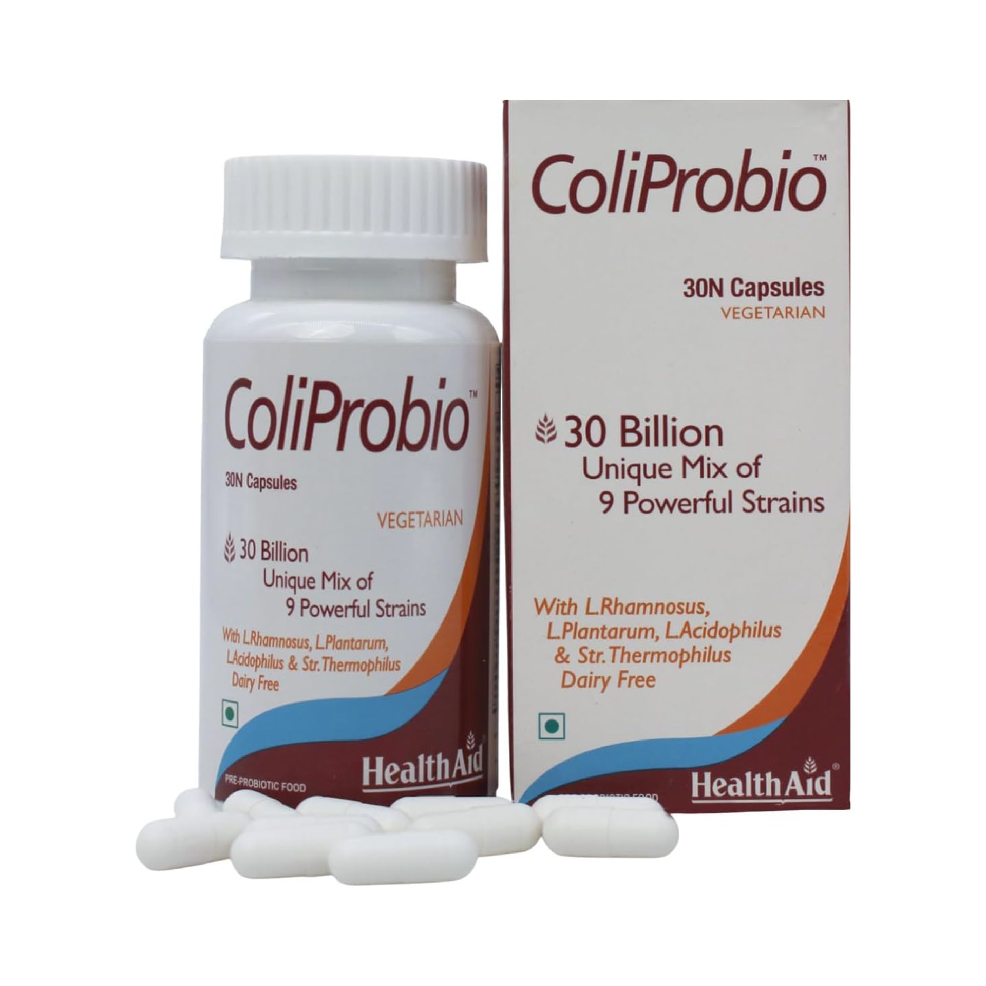 HealthAid Coliprobio 30 billion Vcaps 30s