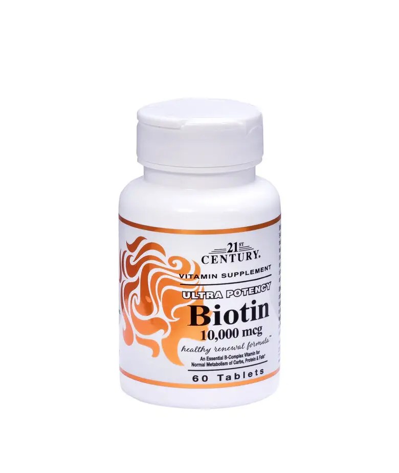21 Ch Biotin 10000 Mcg Tab 60's #7577