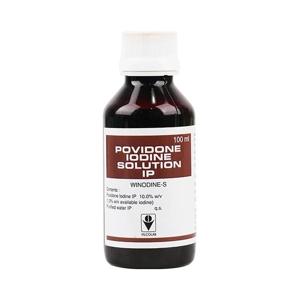 Vilco Povidone Iodine Solution Ip Winodine-S 100ml #3186