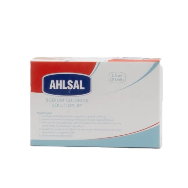Ahlsal Sodium Chloride Solution 2.5 Ml X 10