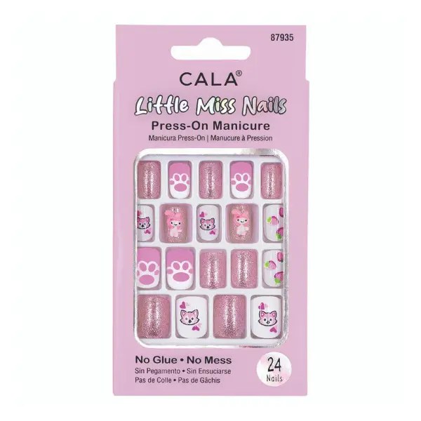 Cala - Little Miss Nails-Pink/Glitter - 87935