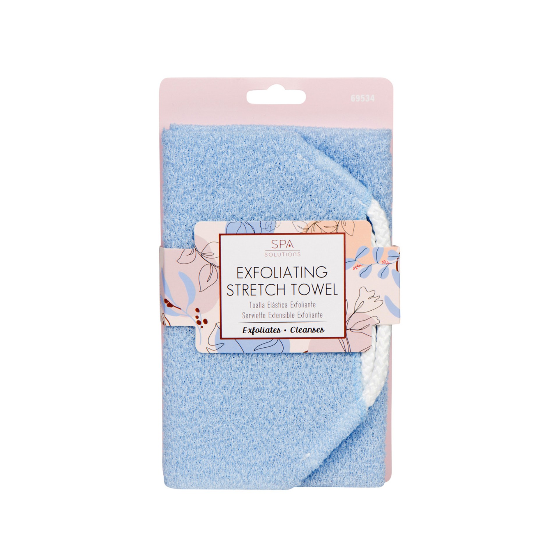 Cala - Exfoliating Stretch towel-blue-69534