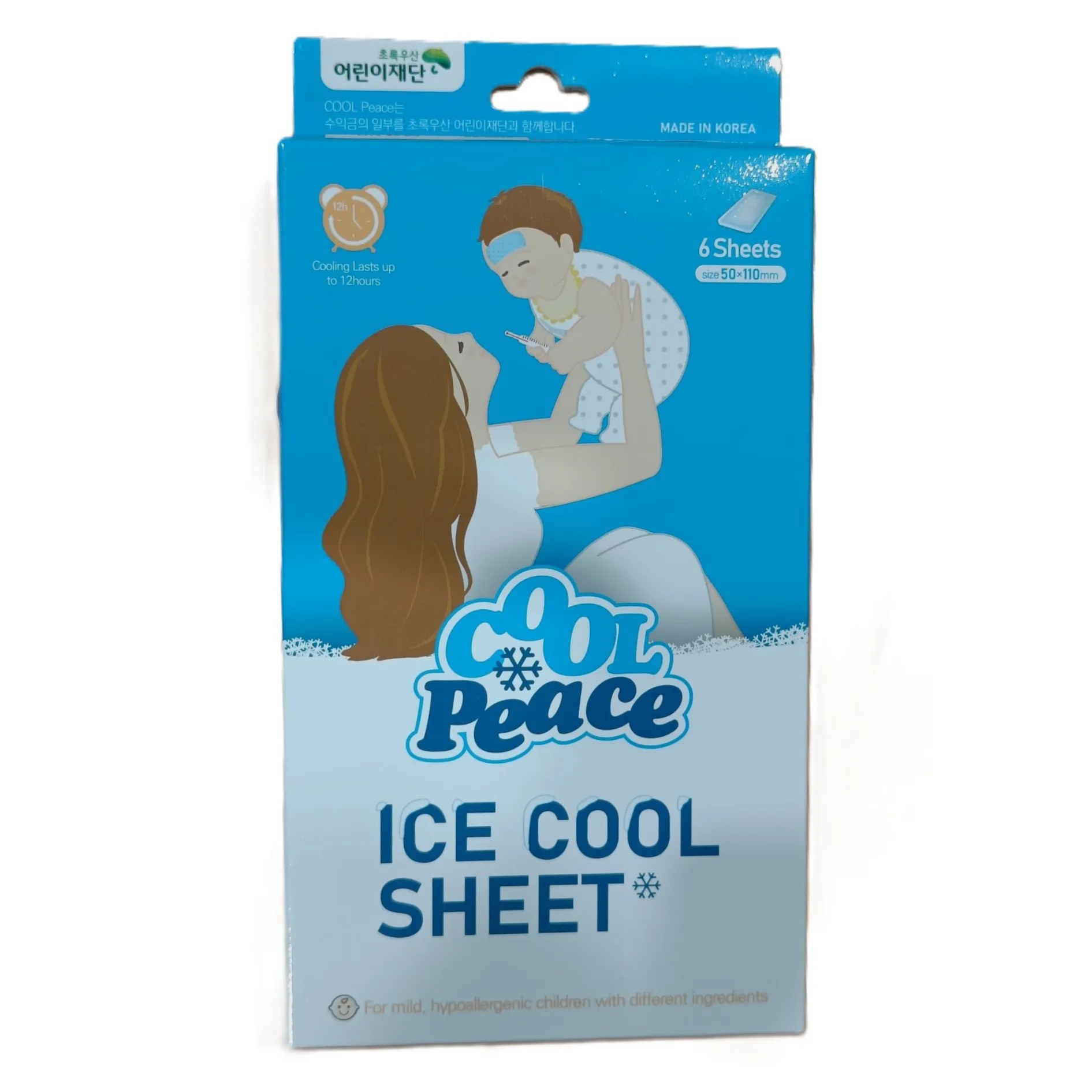Cool Peace Ice Cool Fever Sheets 6's