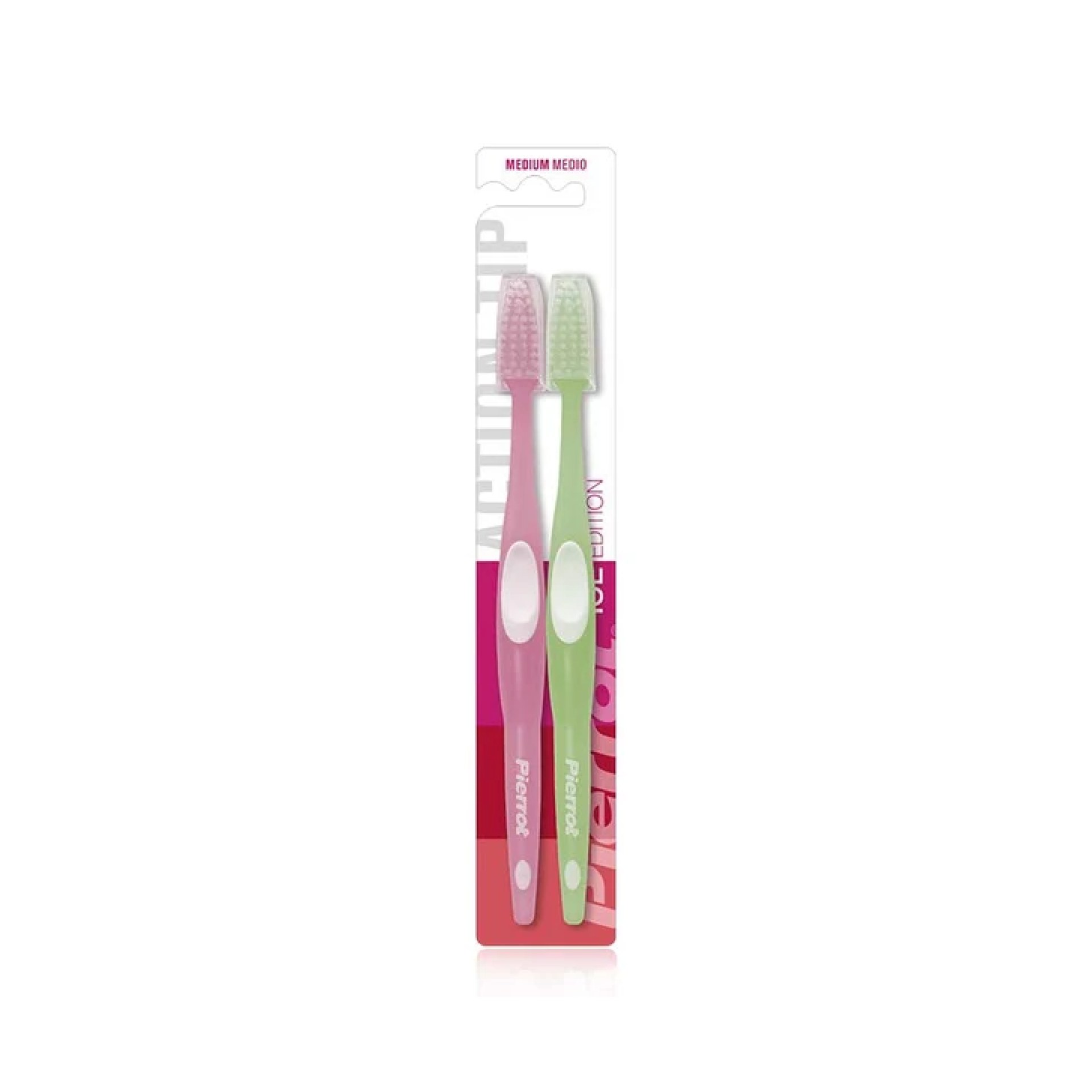 Pierrot Action Tip Toothbrush X 2 Pcs (medium) 327