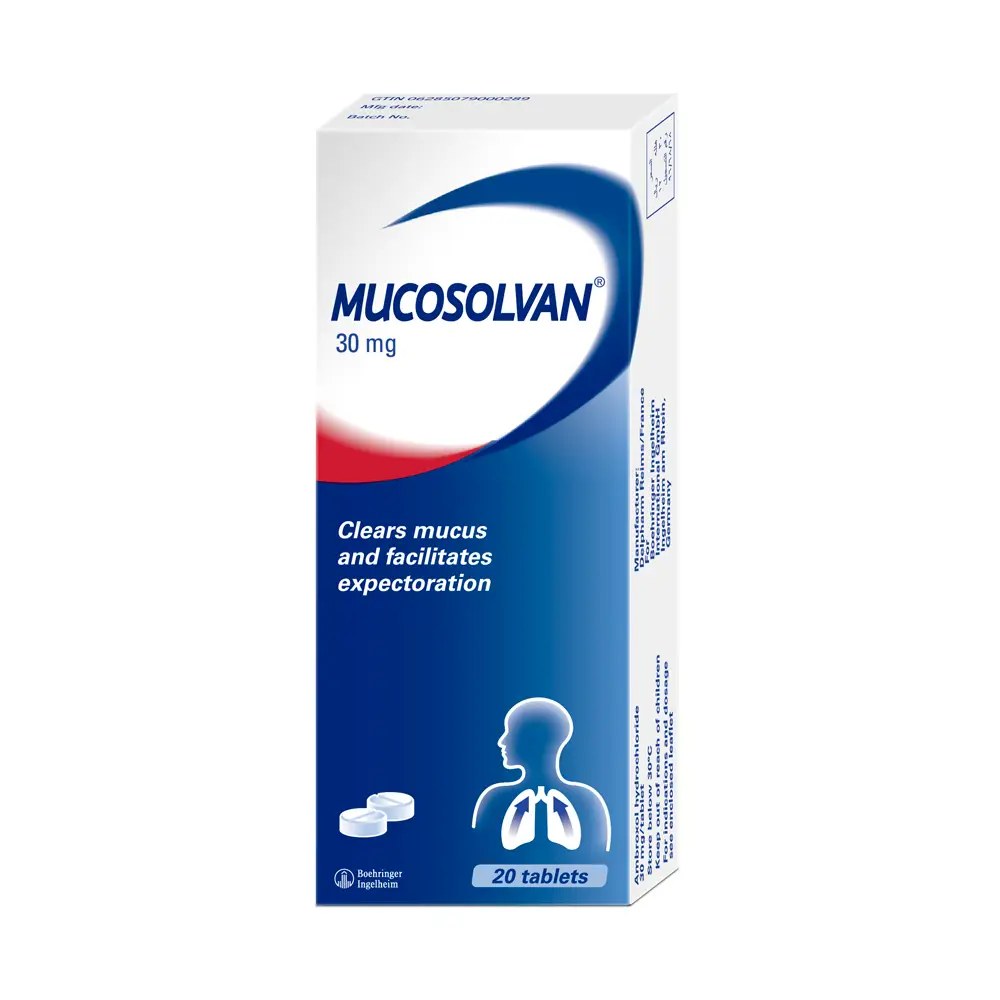 Mucosolvan 30mg Tabs 20's-28428
