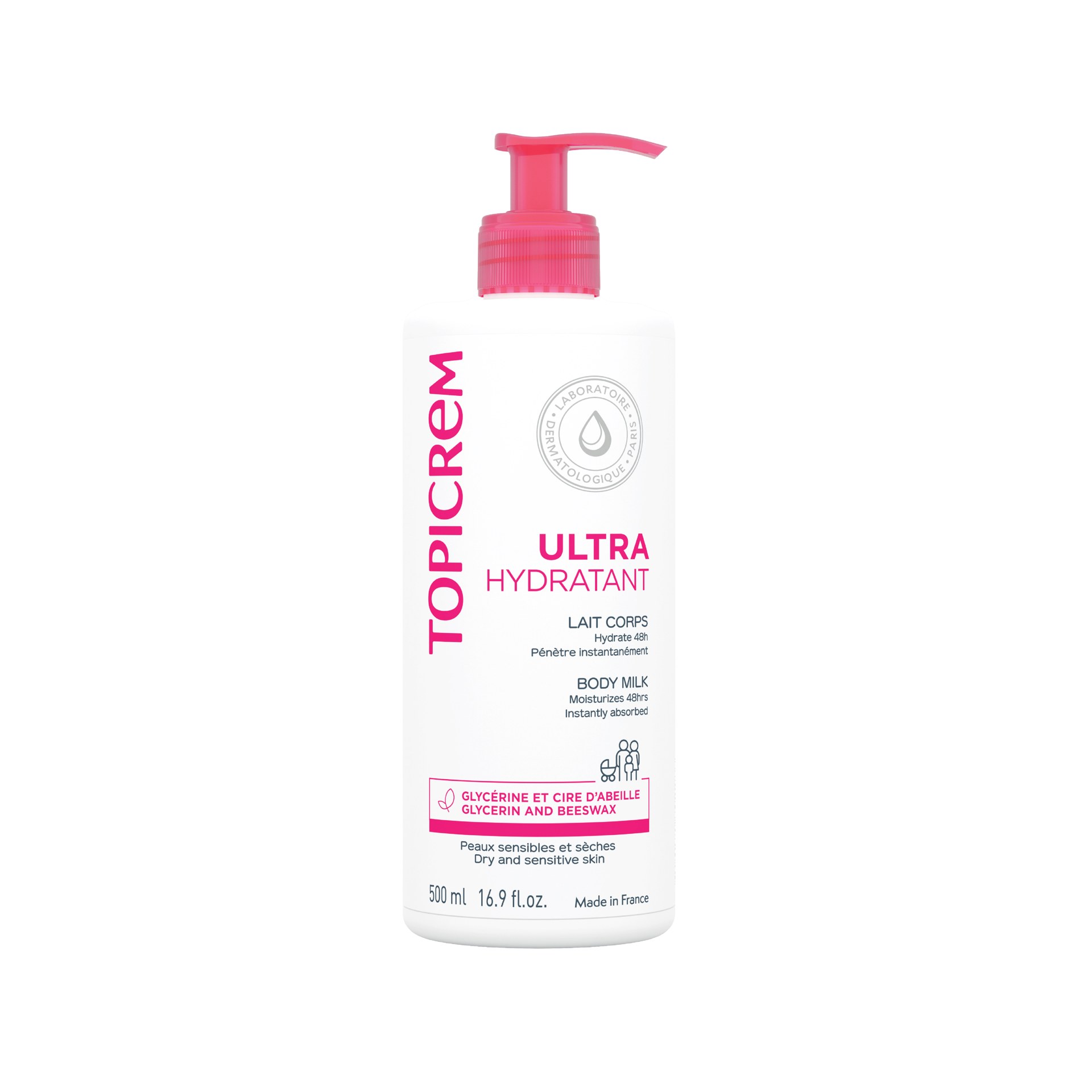 Topicream Ultra Hydratant Moisturizing Body Milk 500ml