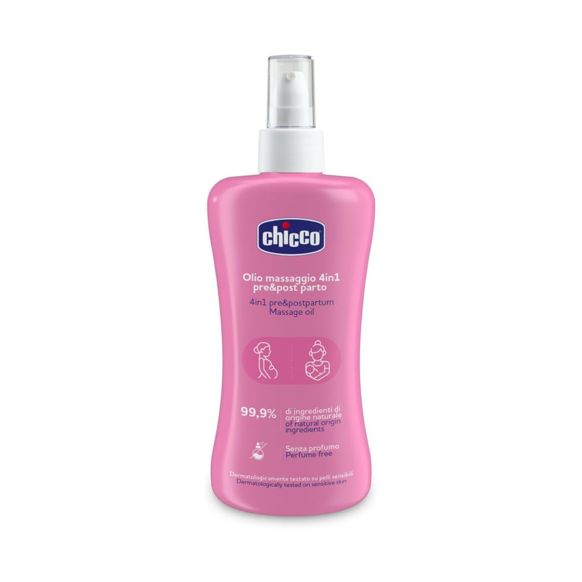 Chicco 4 IN 1 Pre & Post - Natal Massage Oil - 9M