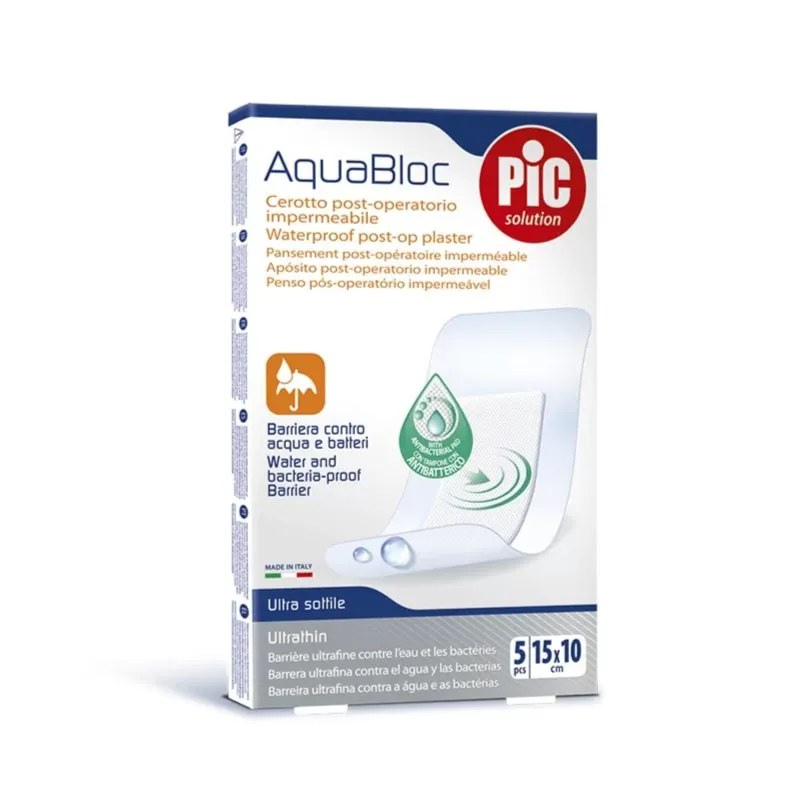Pic Aquabloc Plasters 15*10 Cm 5's