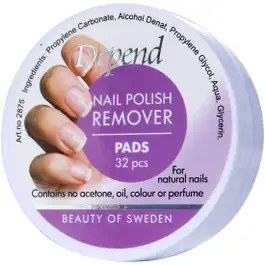 Depend Nail Polish Remover Pad 32's