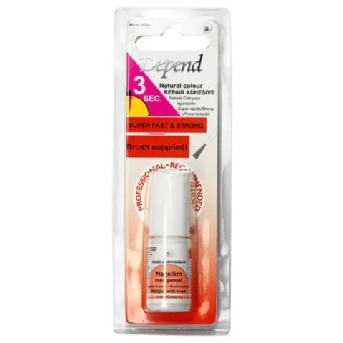 Depend Natural Colour Repair Nail Glue 3 Sec With Brush 3g