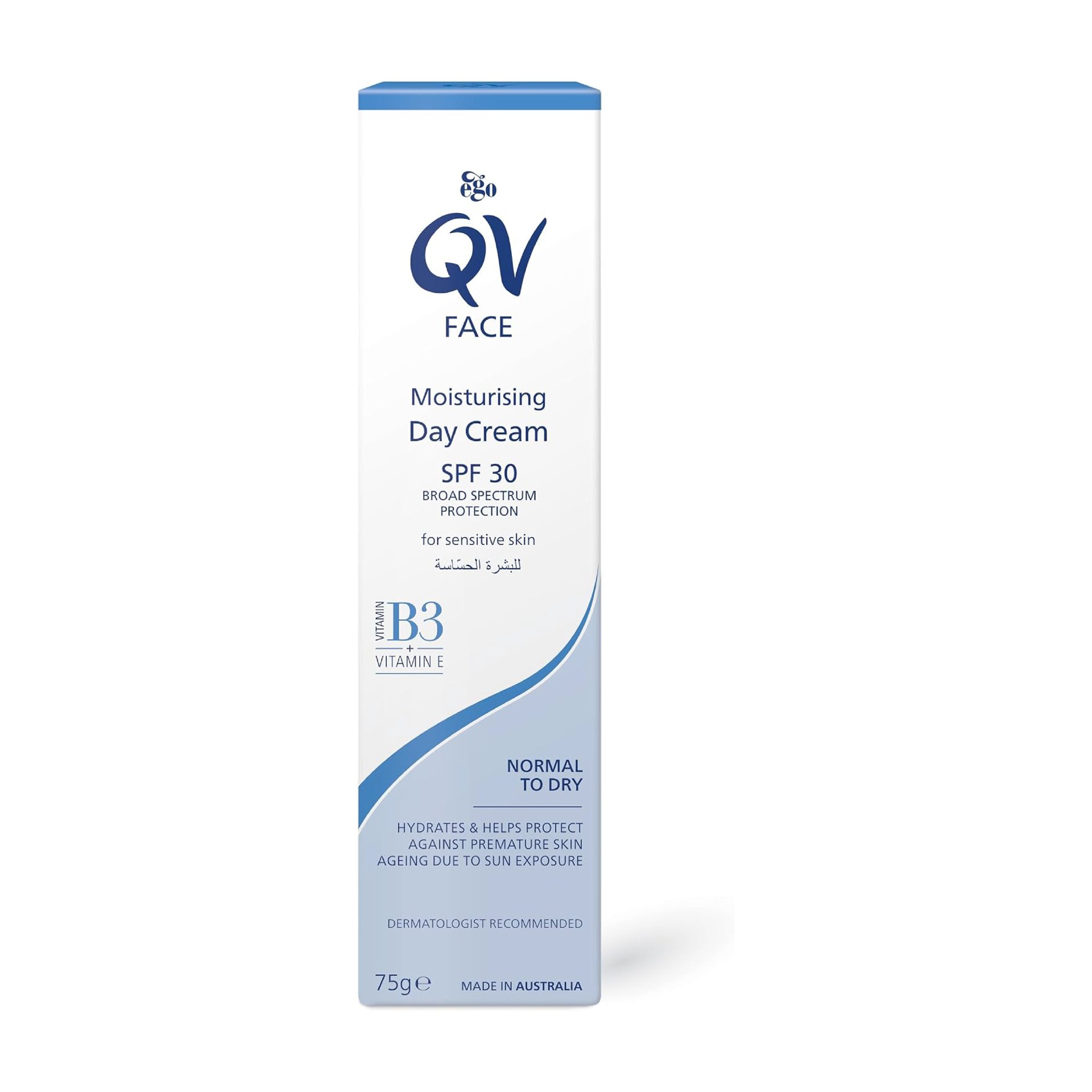 Qv Face Normal Dry Moist. Day Cream spf30 75g