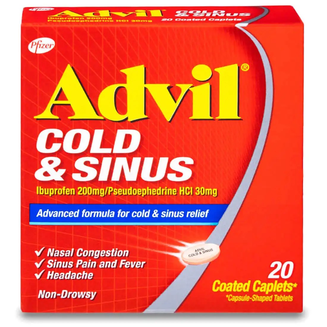 Advil Cold & Sinus Caplets 20s