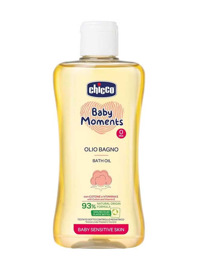 Chicco Baby Moments Bath Oil - 0M+